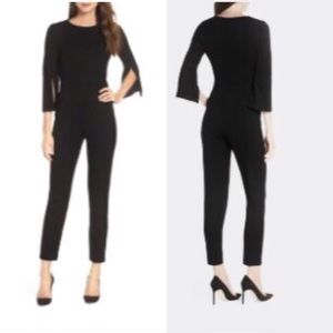 Ali & Jay Navy Slit Sleeve Slim Leg Jumpsu…